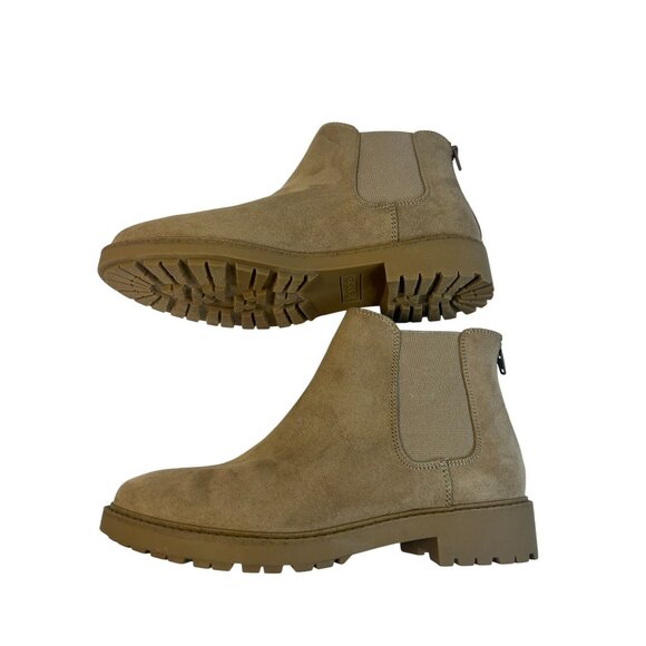 Kensie Sandor Chelsea Boot Size 9 Tan Suede Short Ankle Business Casual - Picture 6 of 15